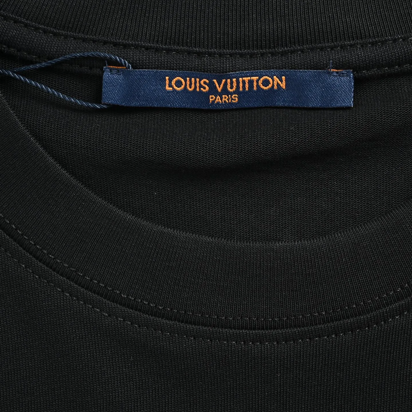 Louis Vuitton/Louis Vuitton front and back letter woven embroidered short sleeves